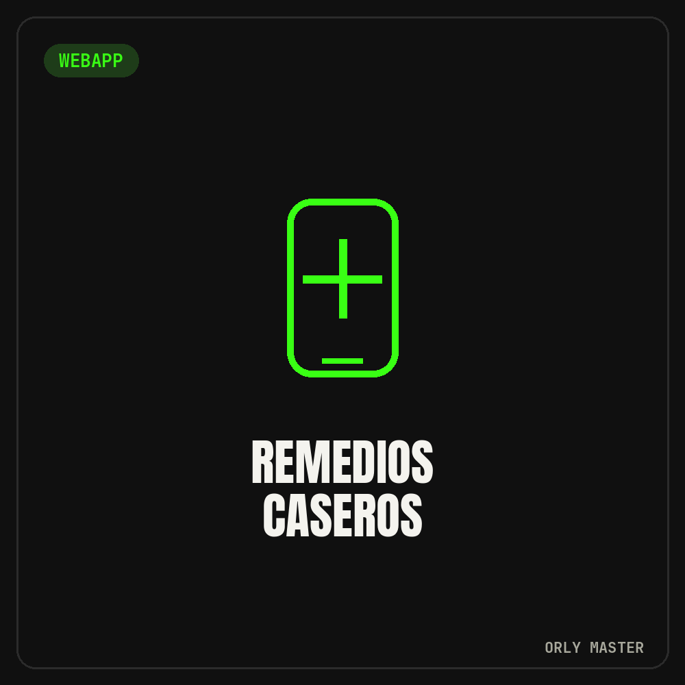 RemediApp — Acceso Premium a la Webapp de Remedios Caseros